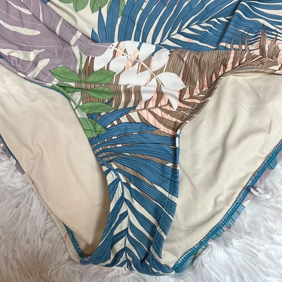 Jantzen One Shoulder Swimsuit Tropical Flowes - Picture 4 of 11